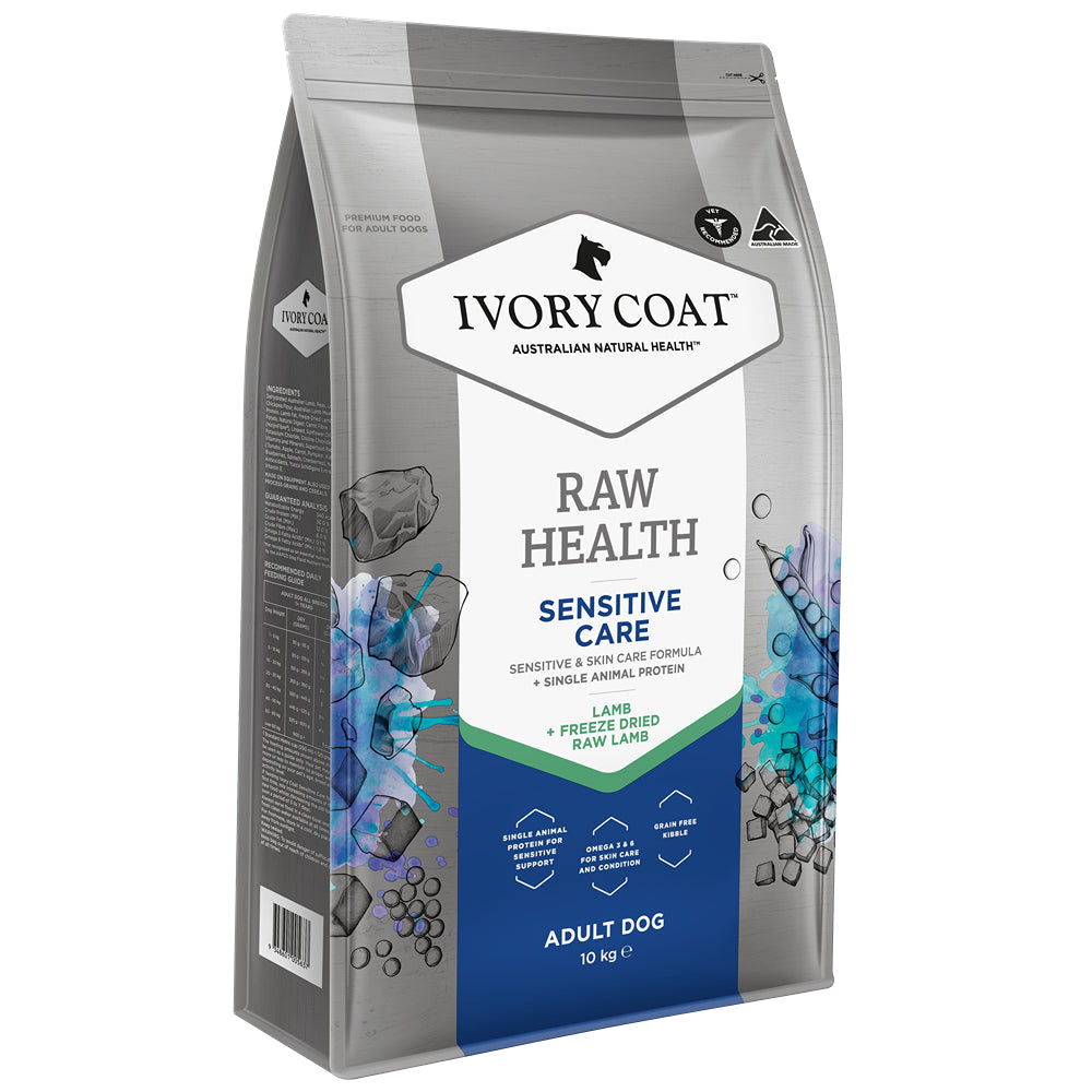 Ivory Coat Raw Health Dog Sensitive Care Dog Food