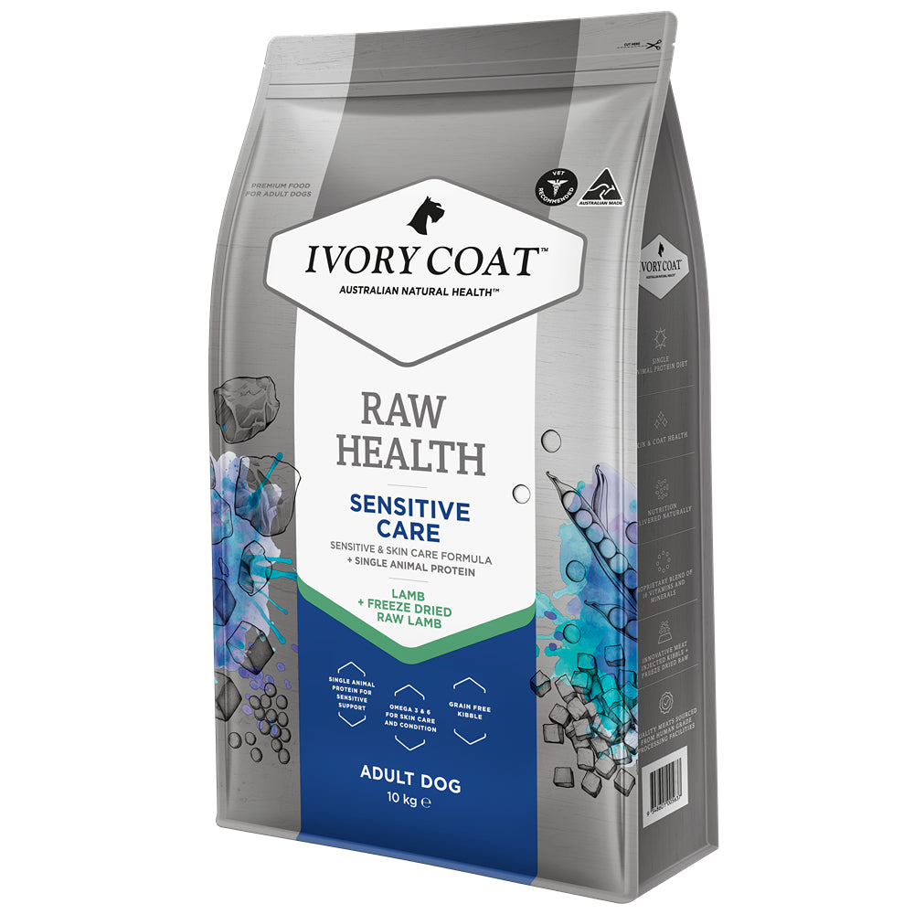 Ivory Coat Raw Health Dog Sensitive Care Dog Food