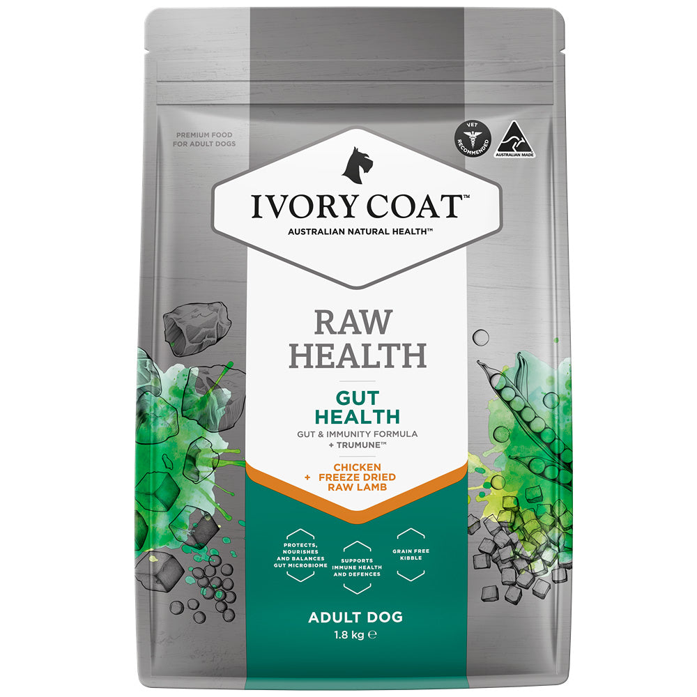 Ivory Coat Raw Health Gut Health Dry Dog Food