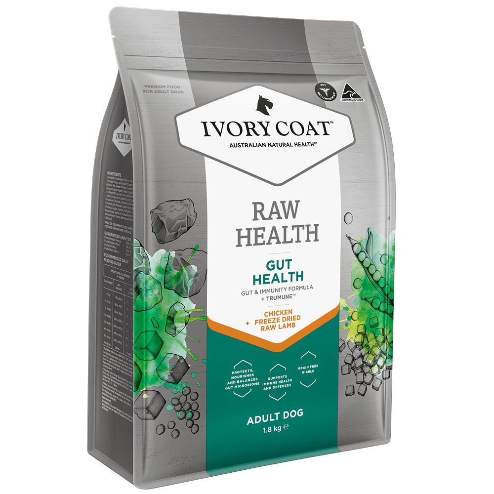 Ivory Coat Raw Health Gut Health Dry Dog Food