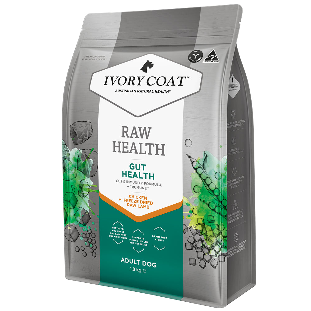 Ivory Coat Raw Health Gut Health Dry Dog Food