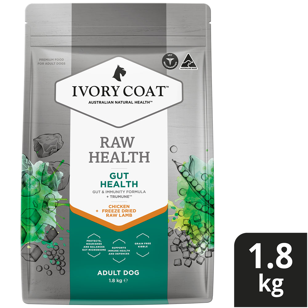 Ivory Coat Raw Health Gut Health Dry Dog Food