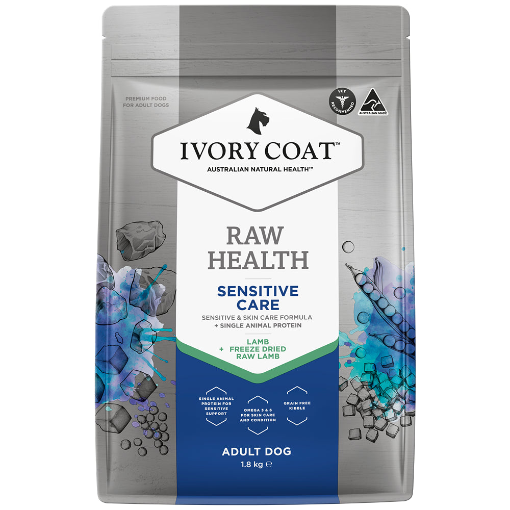 Ivory Coat Raw Health Dog Sensitive Care Dog Food