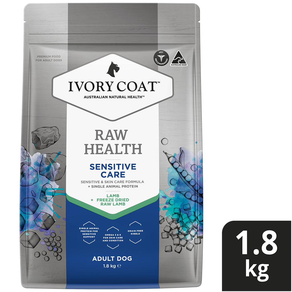 Ivory Coat Raw Health Dog Sensitive Care Dog Food