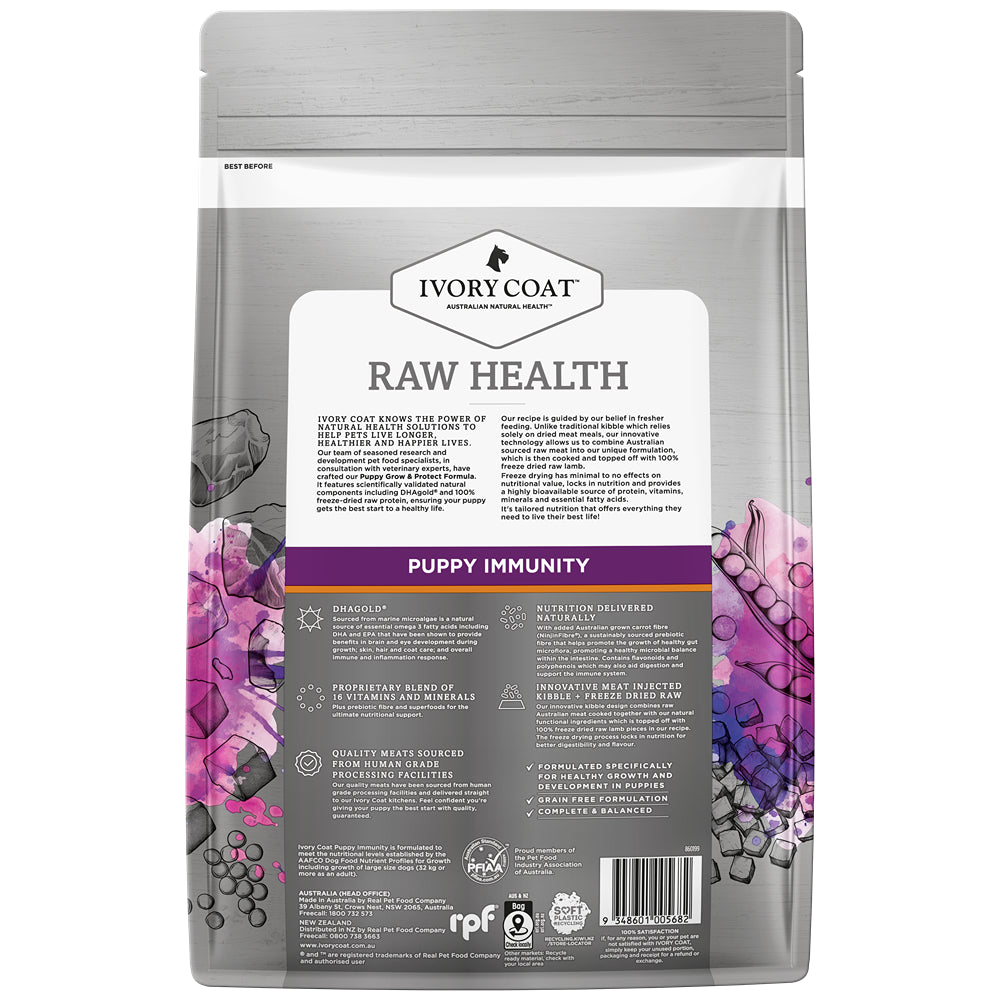 Ivory Coat Raw Health Immunity Dry Puppy Food
