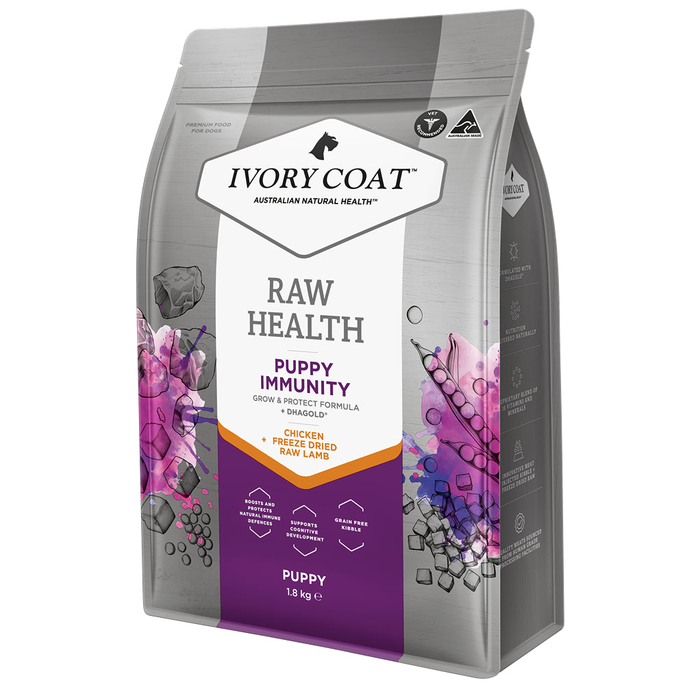 Ivory Coat Raw Health Immunity Dry Puppy Food