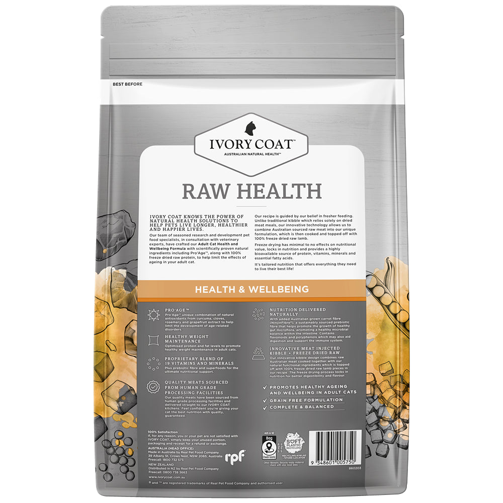 Ivory Coat Raw Health Health & Wellbeing Dry Cat Food