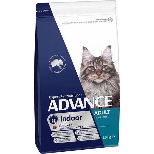 Advance Adult Indoor Chicken Dry Cat Food