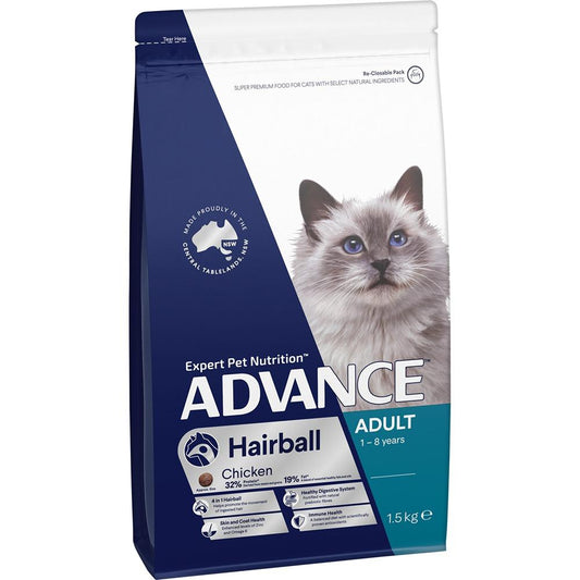 Advance Hairball Adult Chicken Dry Cat Food