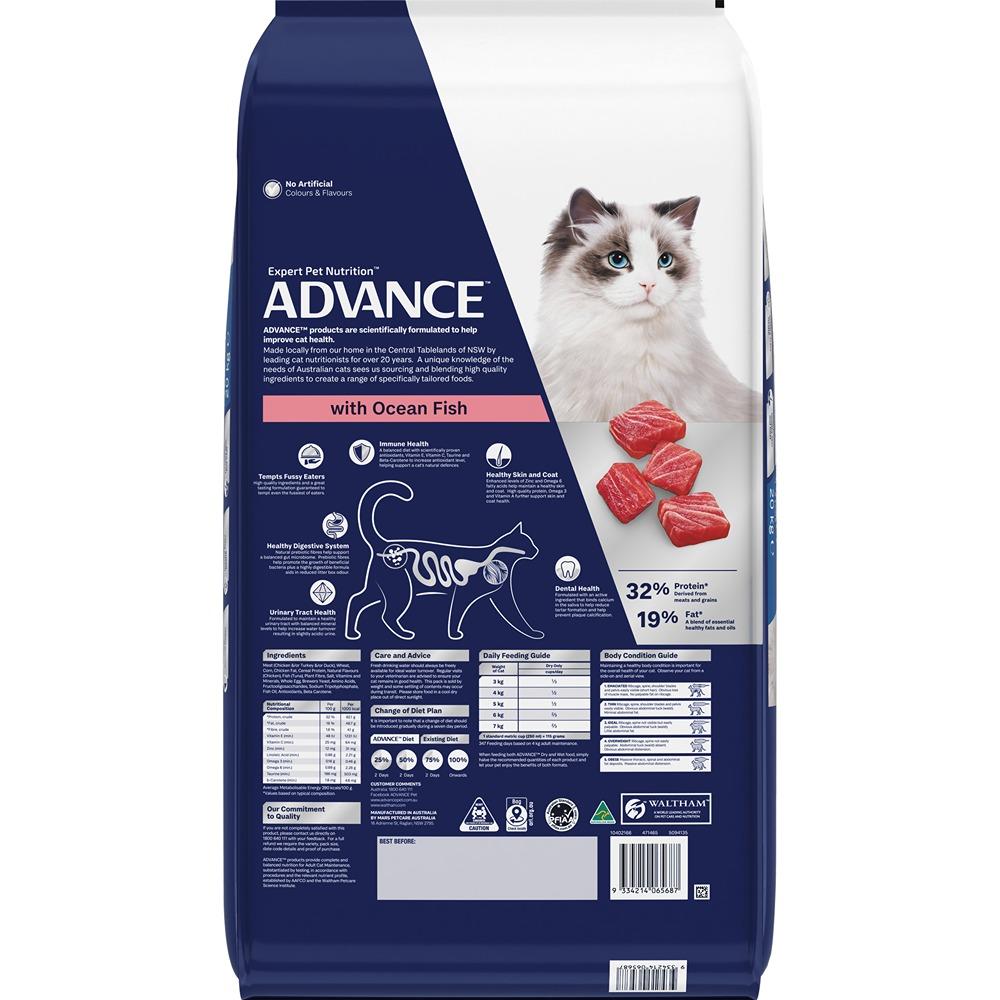 Advance Adult Ocean Fish Dry Cat Food