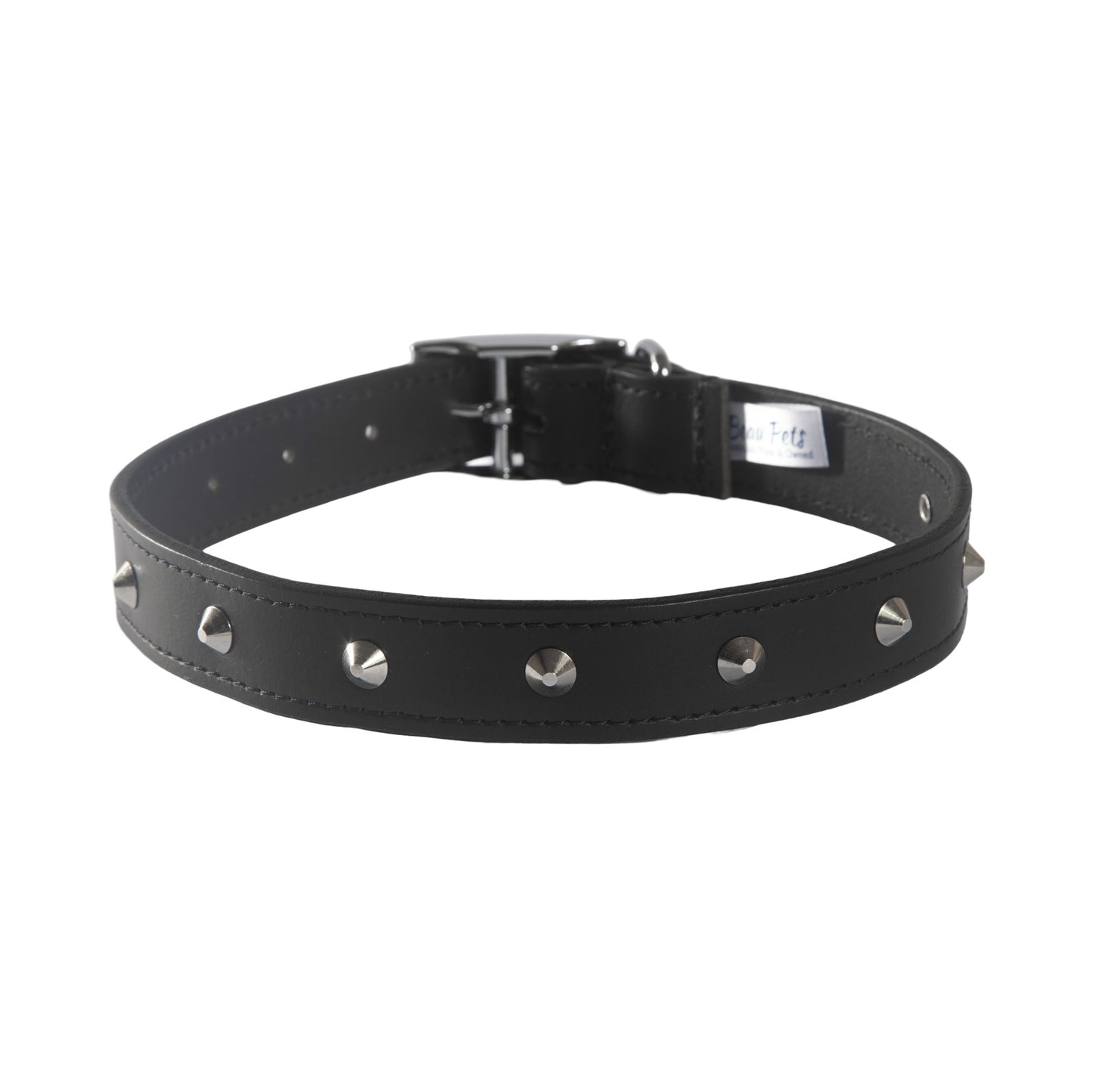 Beau Pets Premium Leather Stud Dog Collar