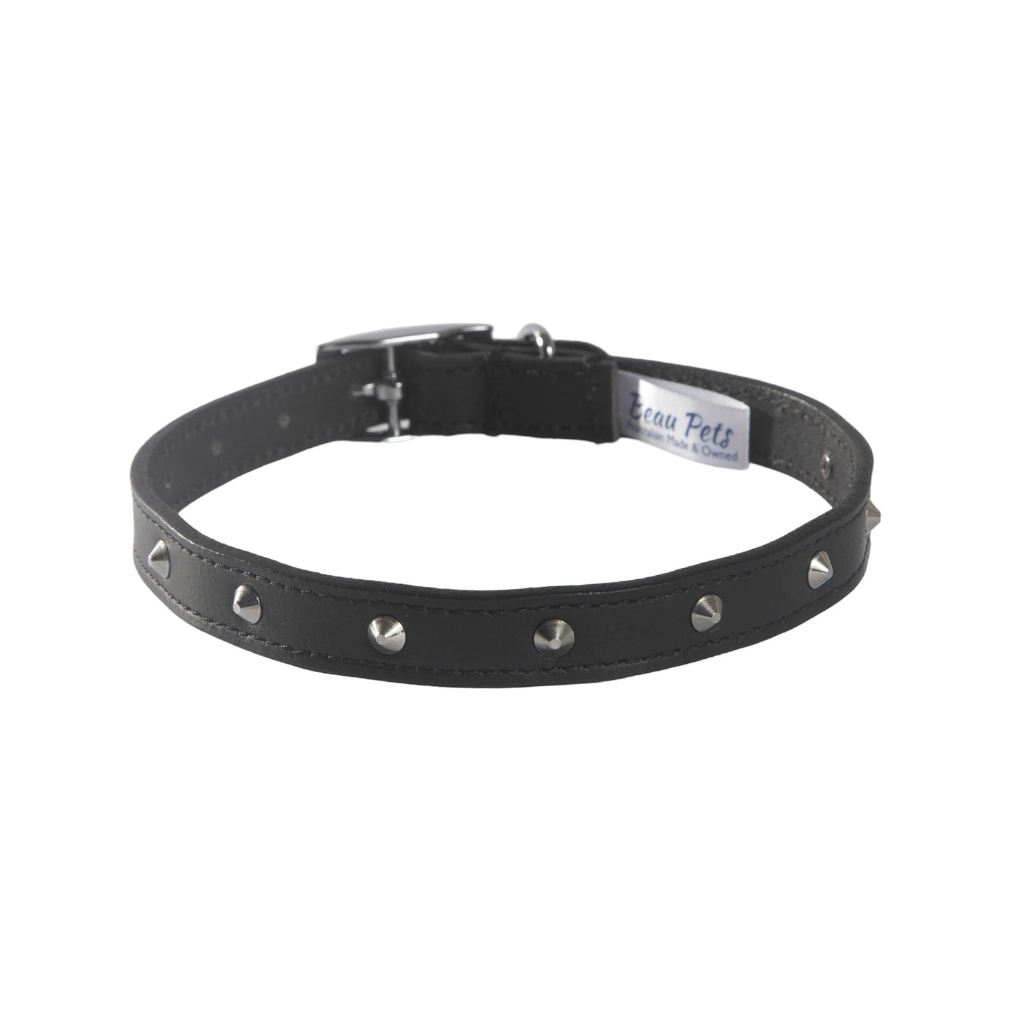 Beau Pets Premium Leather Stud Dog Collar