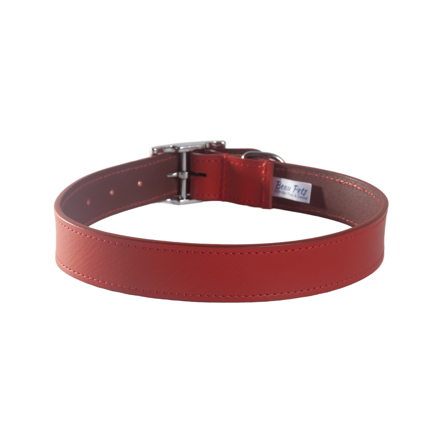 Beau Pets Premium Leather Dog Collar