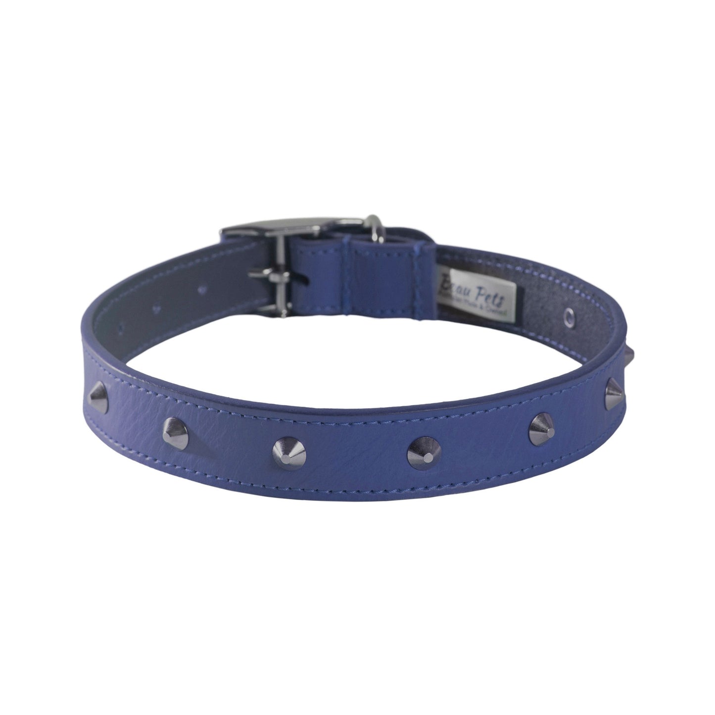 Beau Pets Premium Leather Stud Dog Collar