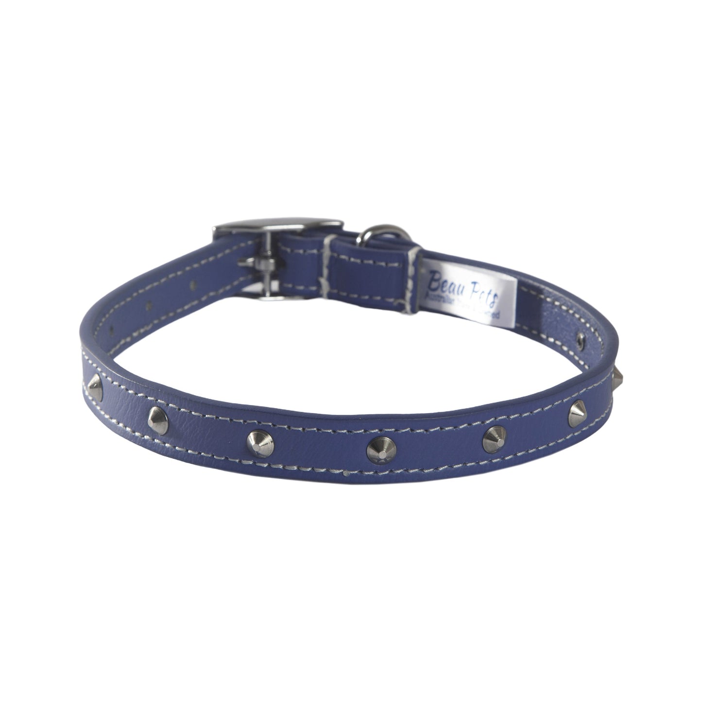 Beau Pets Premium Leather Stud Dog Collar
