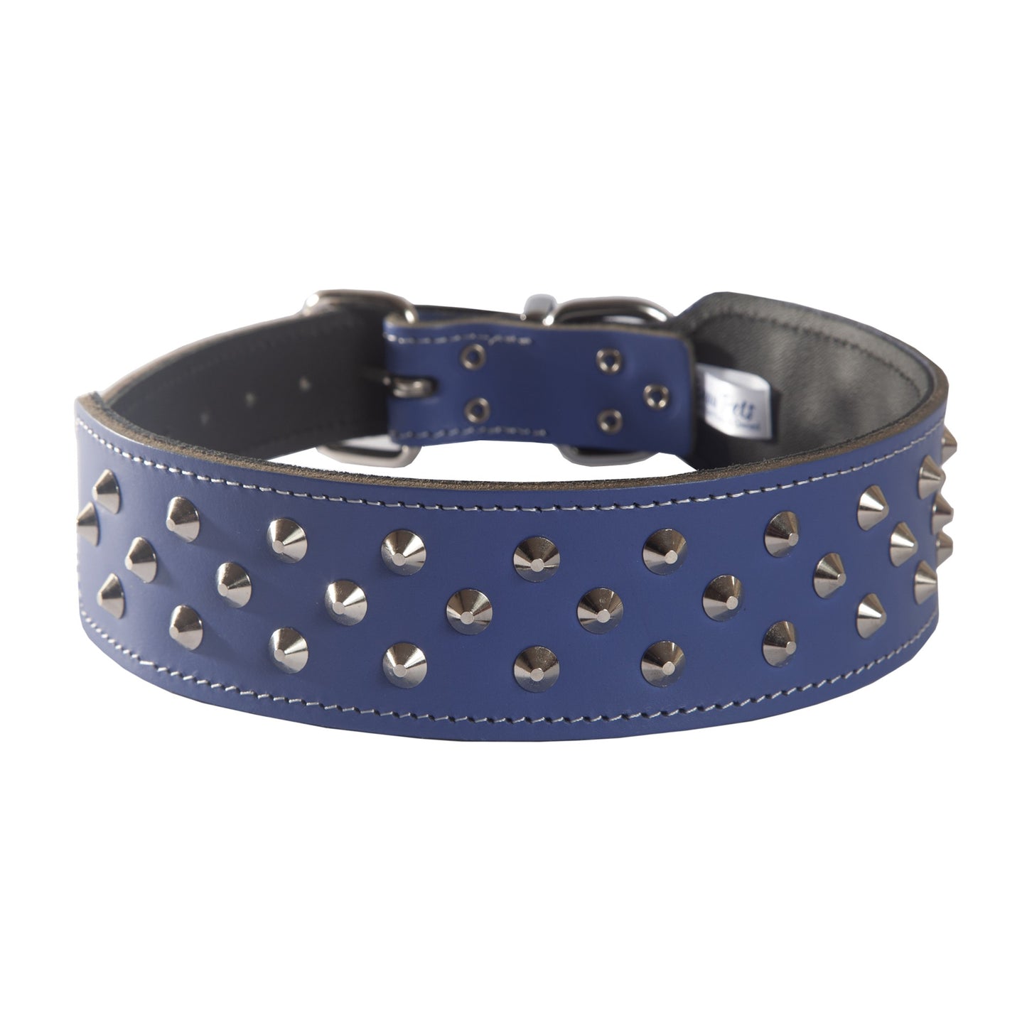 Beau Pets Leather Studded Shaped Dog Collar