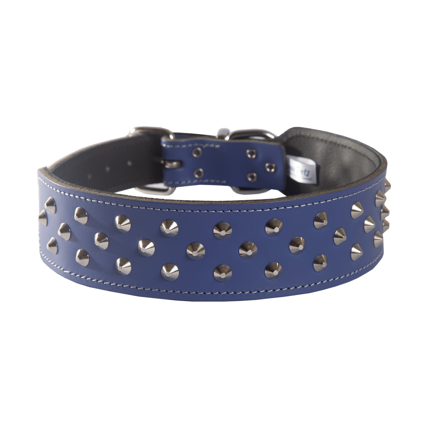 Beau Pets Leather Studded Shaped Dog Collar