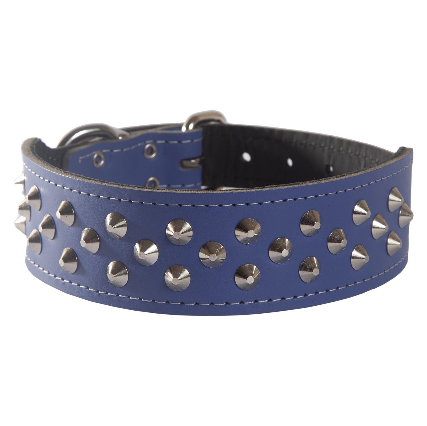 Beau Pets Leather Studded Shaped Dog Collar