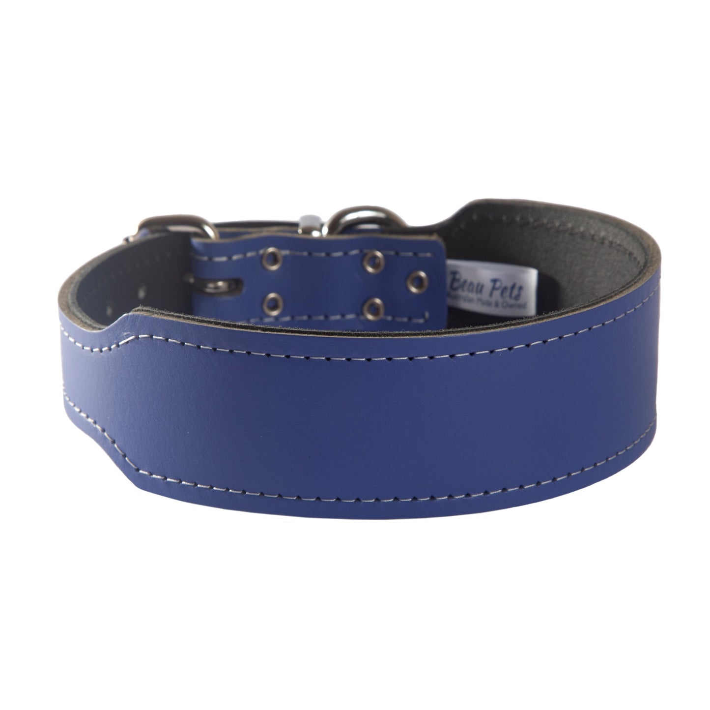 Beau Pets Leather Shaped Dog Collar
