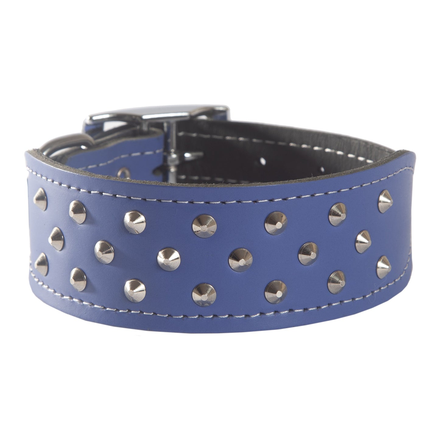 Beau Pets Leather Studded Shaped Dog Collar