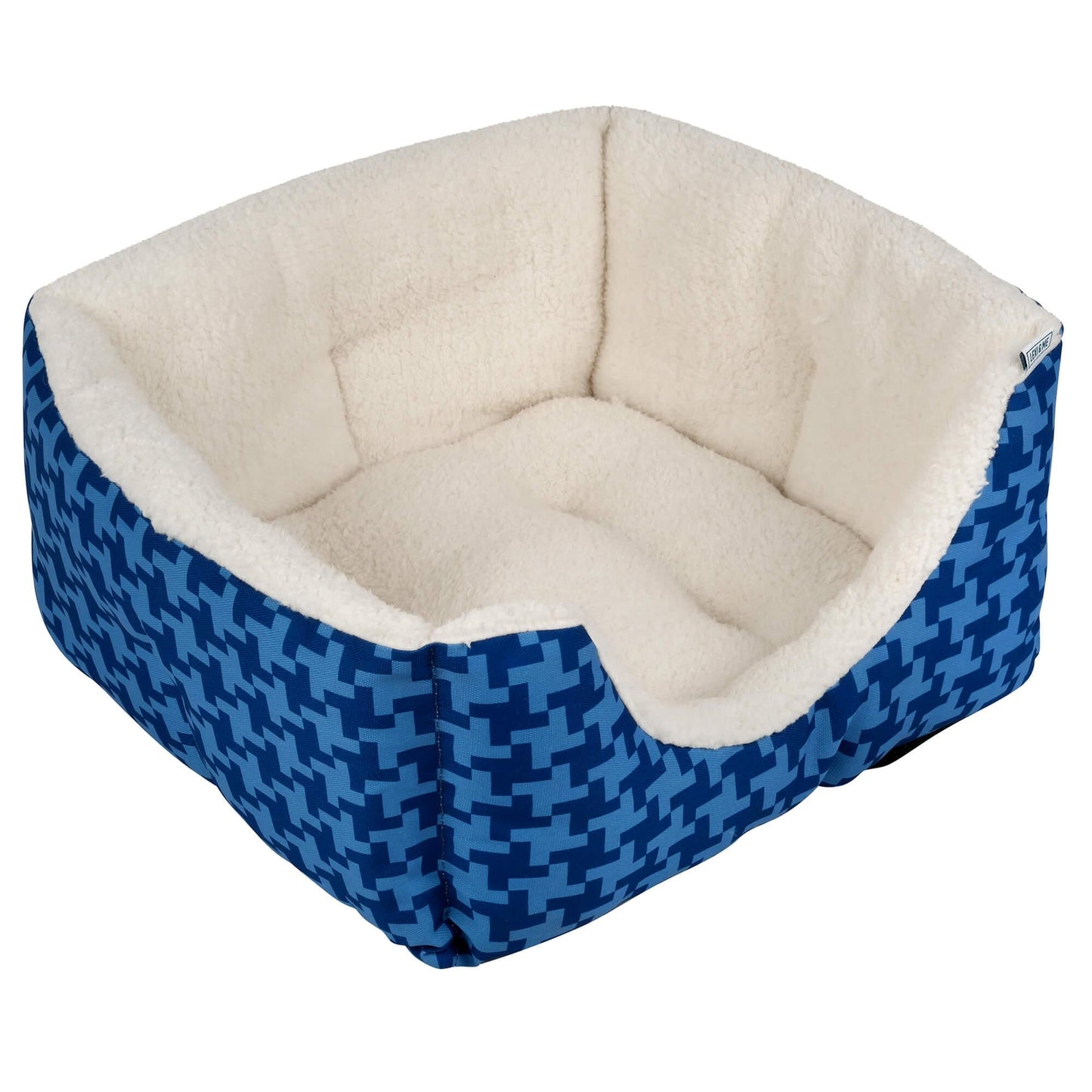 Lexi & Me High Wall Dog Bed Houndstooth