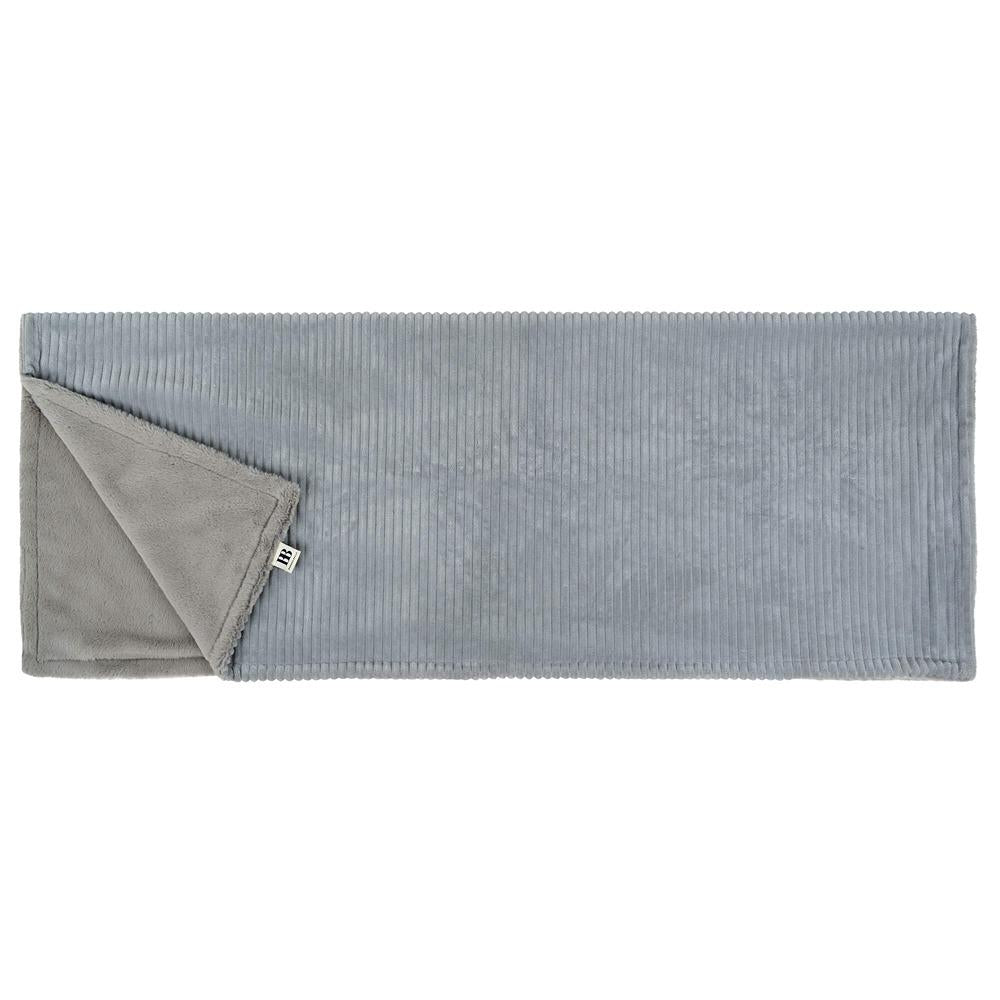 Buddy & Belle Reversible Plush Blanket Peal Blue