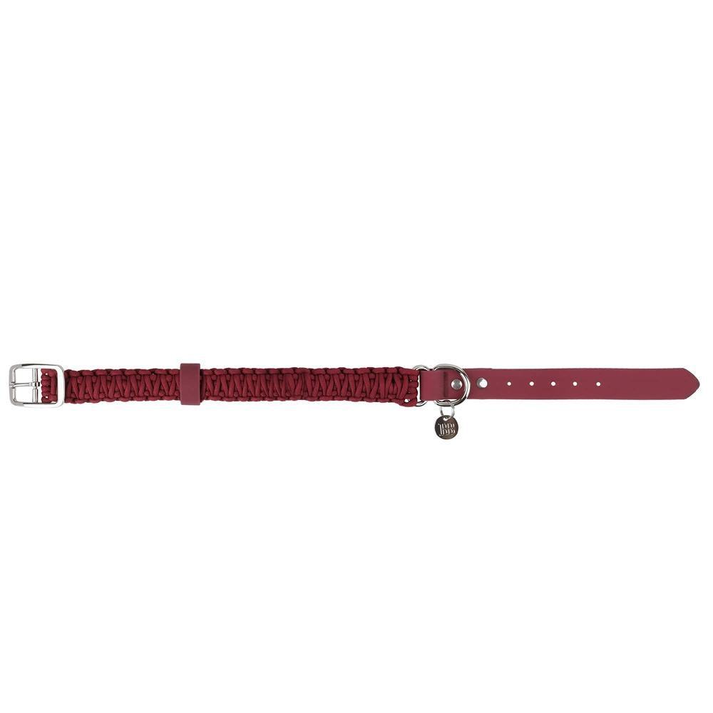 Buddy & Belle Paracord Dog Collar Beet Red