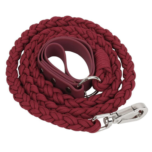 Buddy & Belle Paracord Lead Beet Red