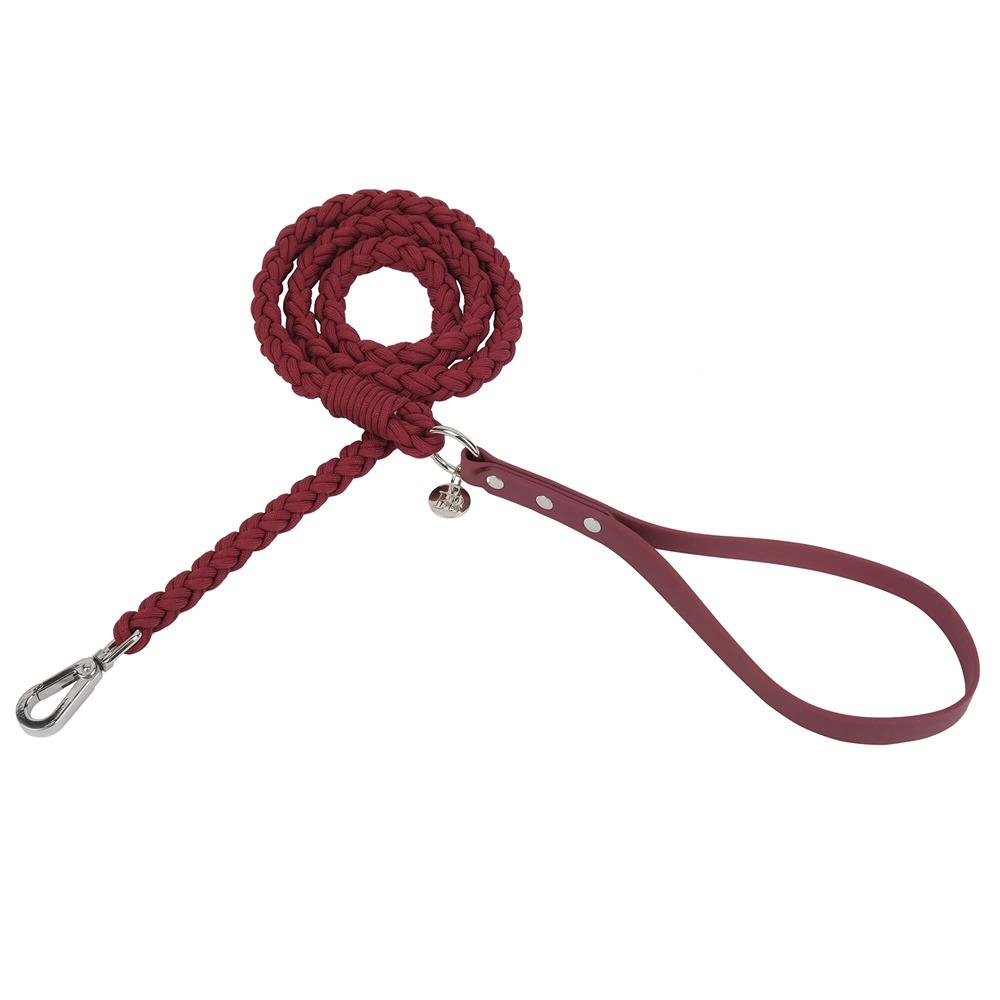 Buddy & Belle Paracord Lead Beet Red