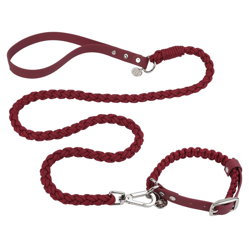 Buddy & Belle Paracord Lead Beet Red