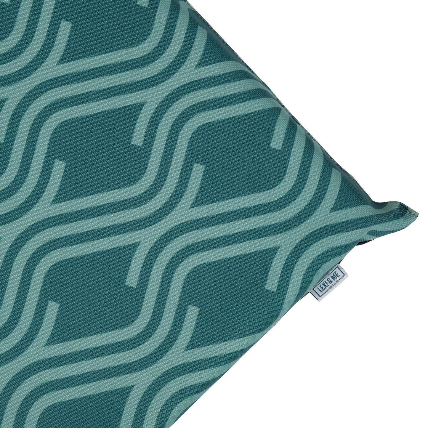 Lexi & Me Kennel/Crate Dog Mat Green Wave