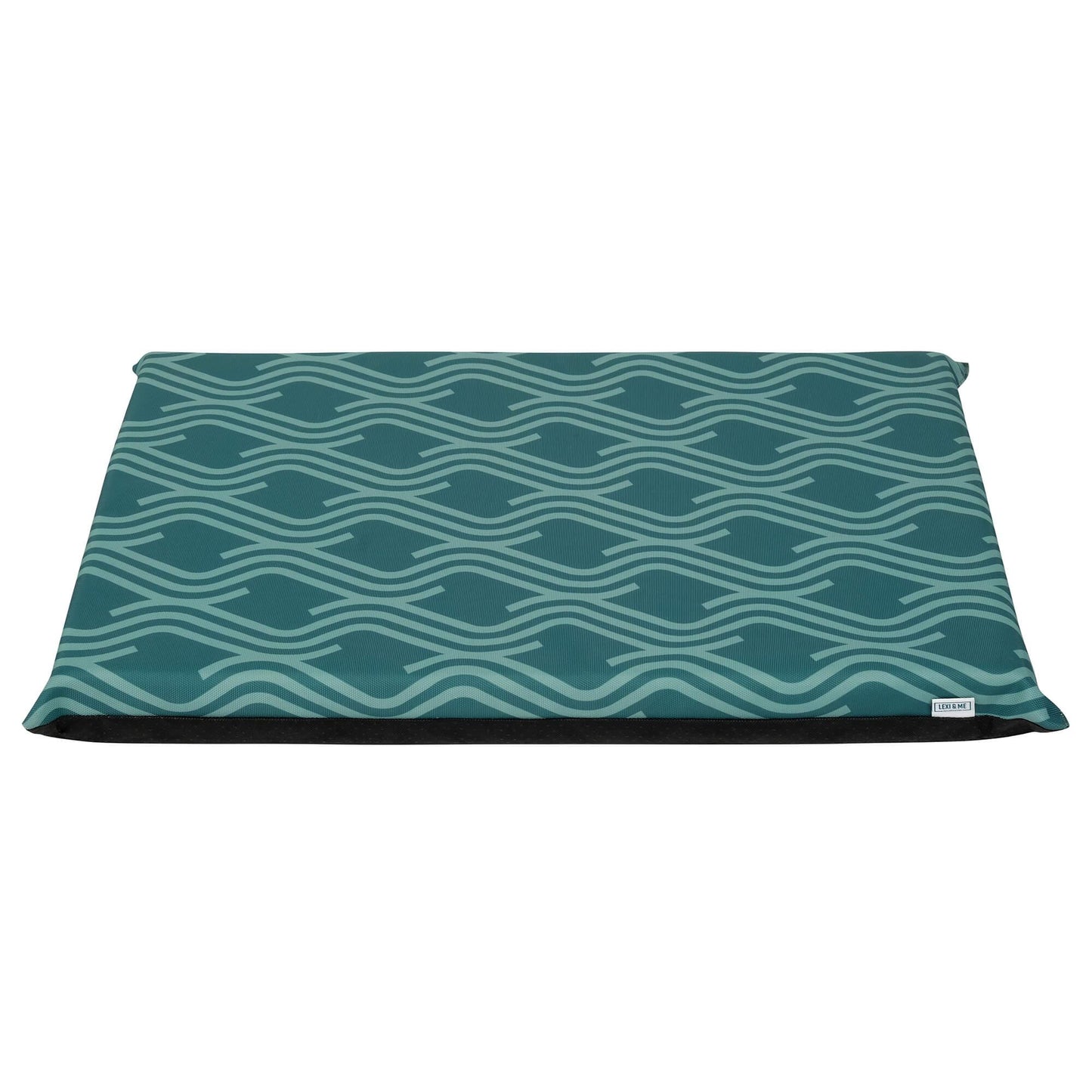 Lexi & Me Kennel/Crate Dog Mat Green Wave