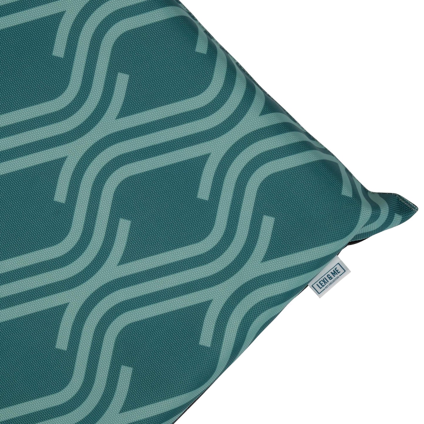 Lexi & Me Kennel/Crate Dog Mat Green Wave