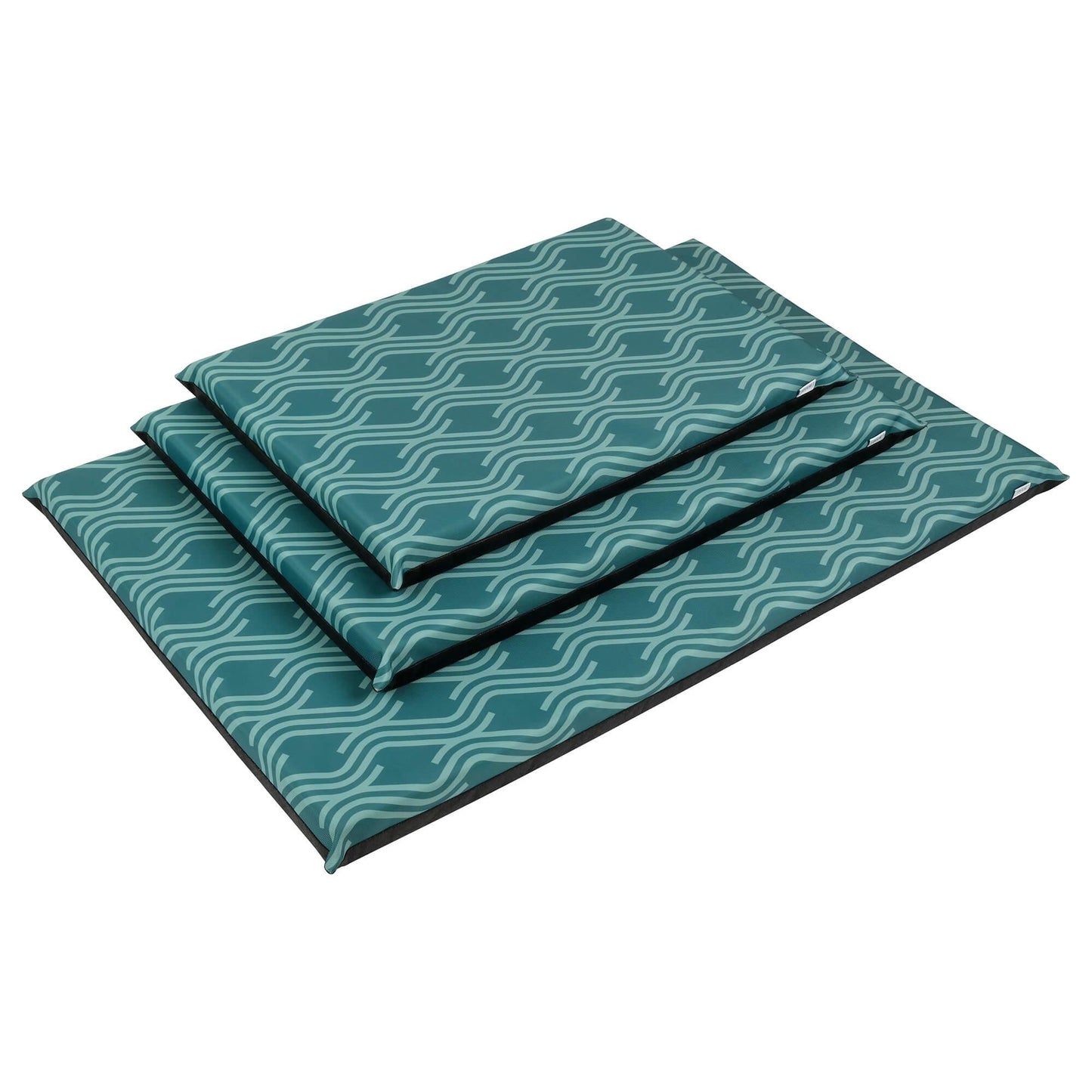Lexi & Me Kennel/Crate Dog Mat Green Wave