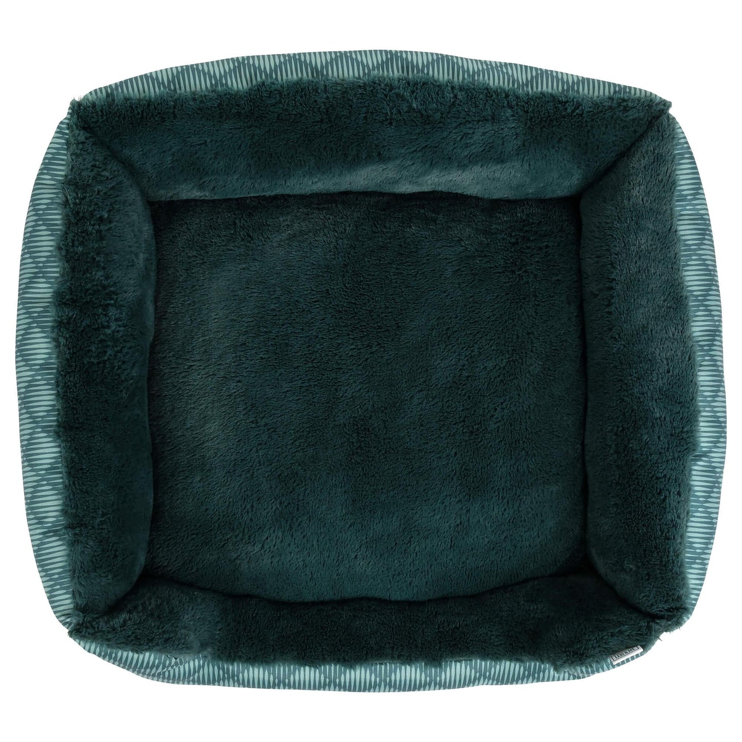 Lexi & Me Bolster Dog Bed Green Quilt Small/Medium