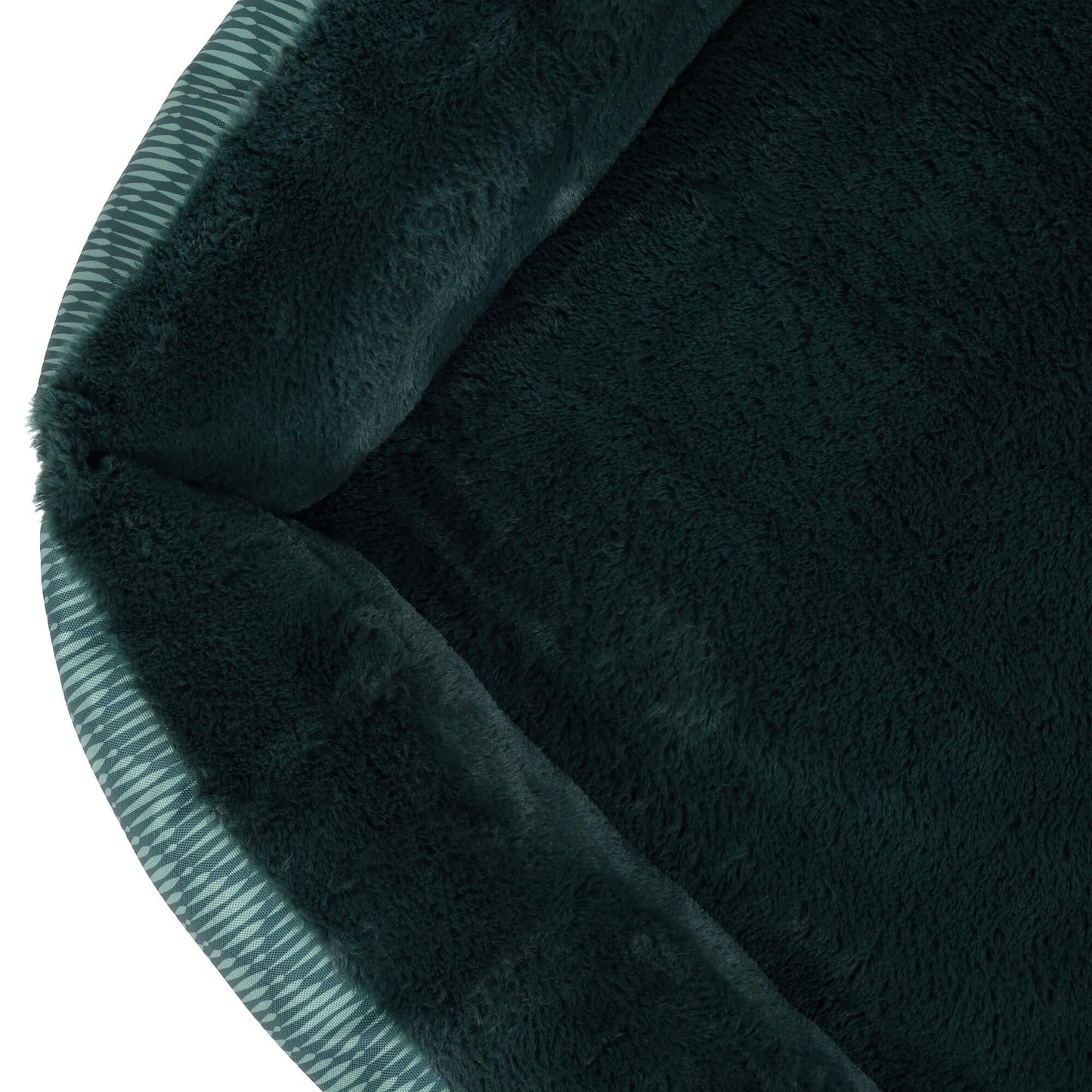 Lexi & Me Bolster Dog Bed Green Quilt Large/X-Large