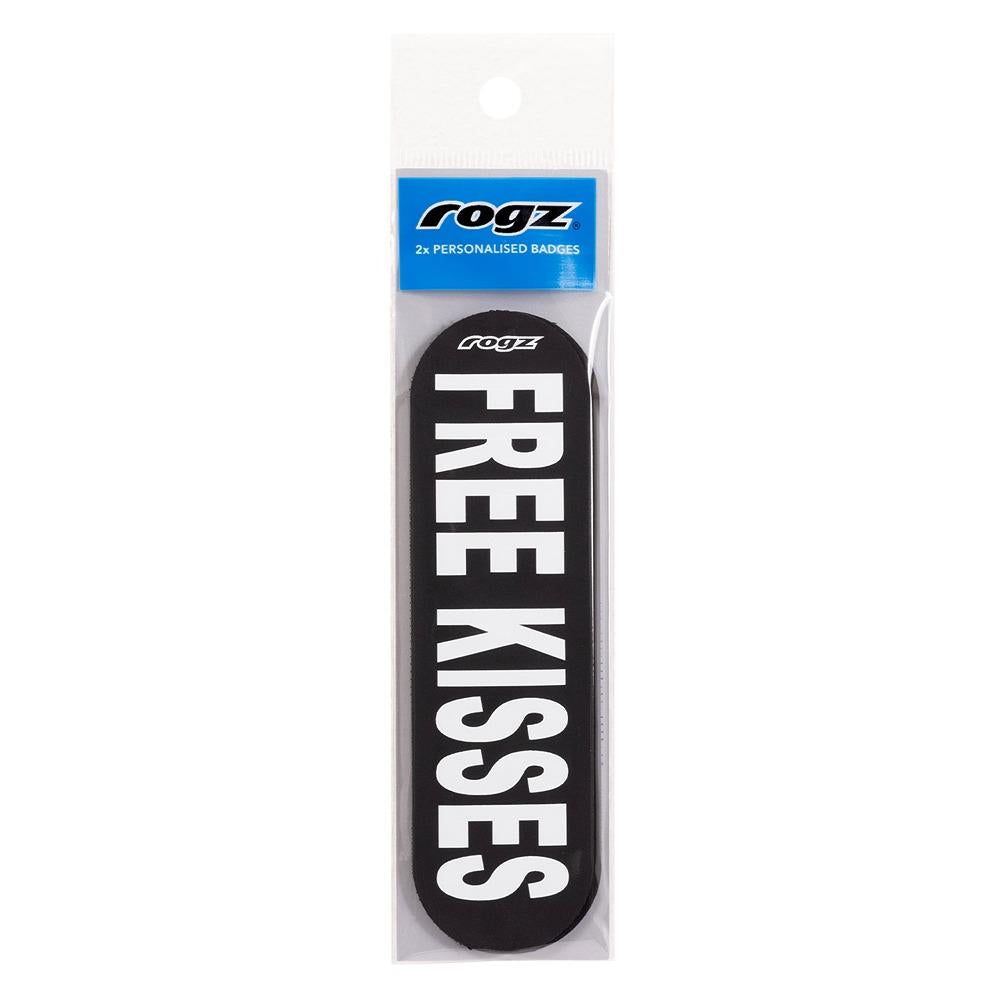 Rogz Personalised Pre-Made Badge Free Kiss