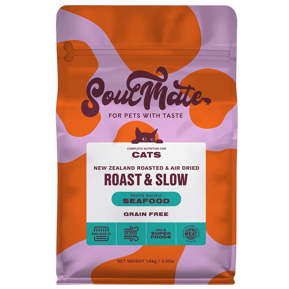 SoulMate Roast & Slow Baked and Air Dried South Pacific Seafood Dry Cat Food