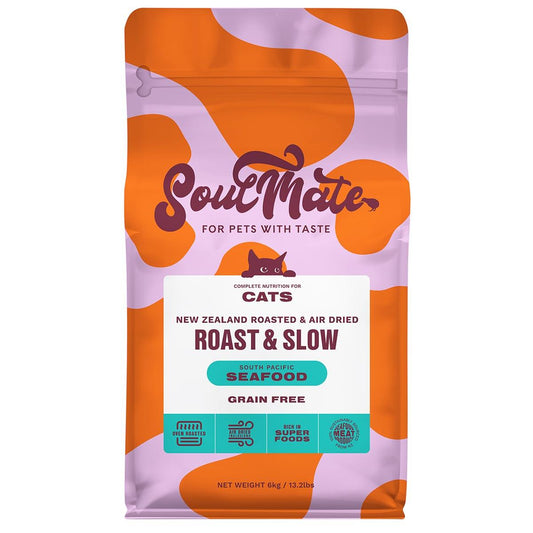 SoulMate Roast & Slow Baked and Air Dried South Pacific Seafood Dry Cat Food