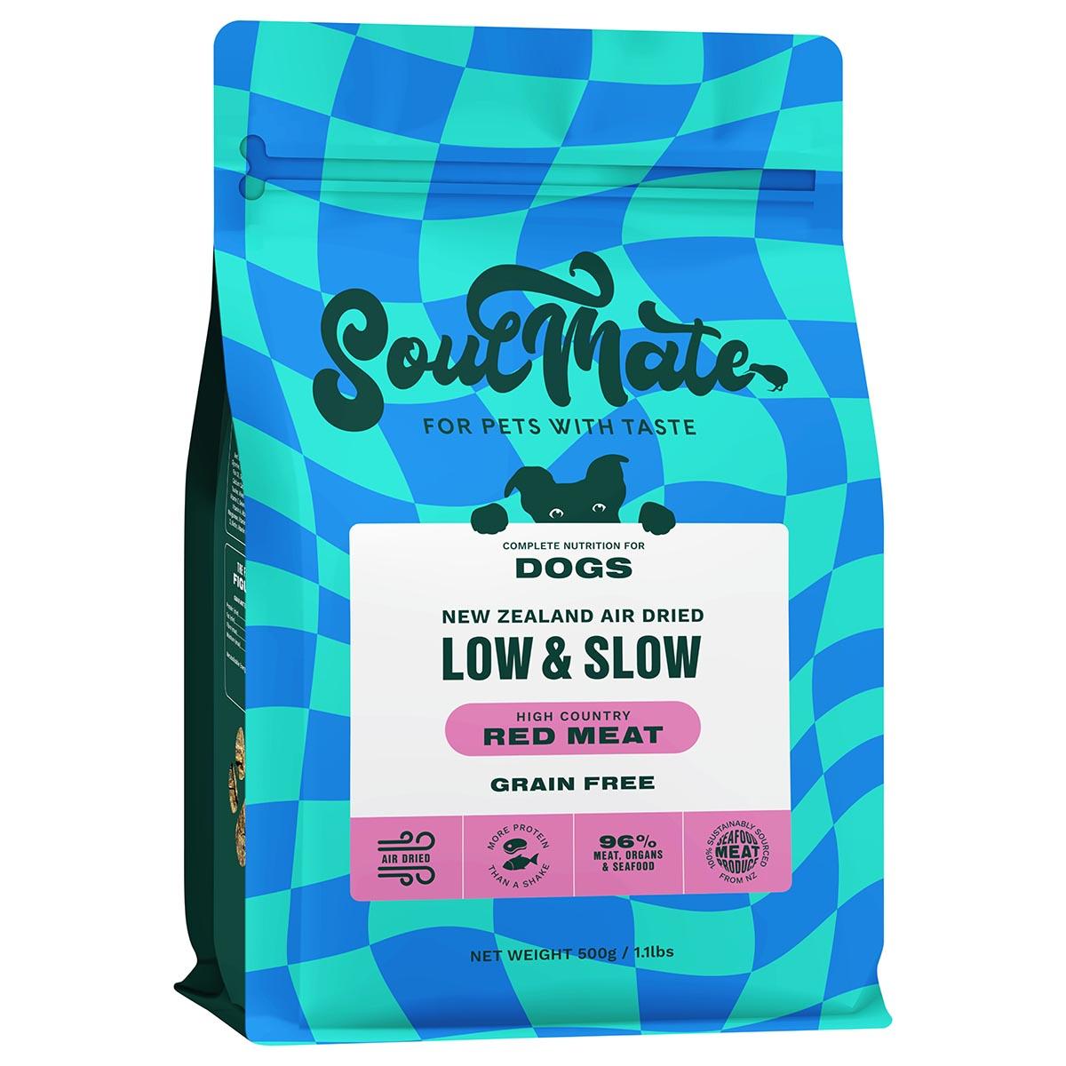 SoulMate Low & Slow Air Dried High Country Red Meat Dry Dog Food