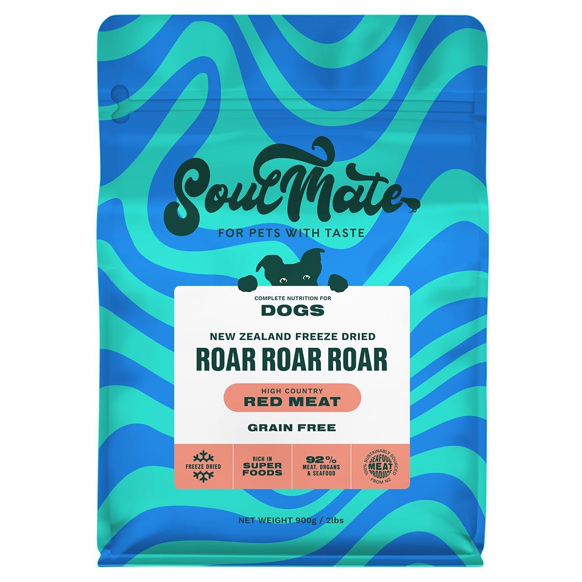 SoulMate Roar Roar Roar High Country Red Meat Freeze Dried Dog Food