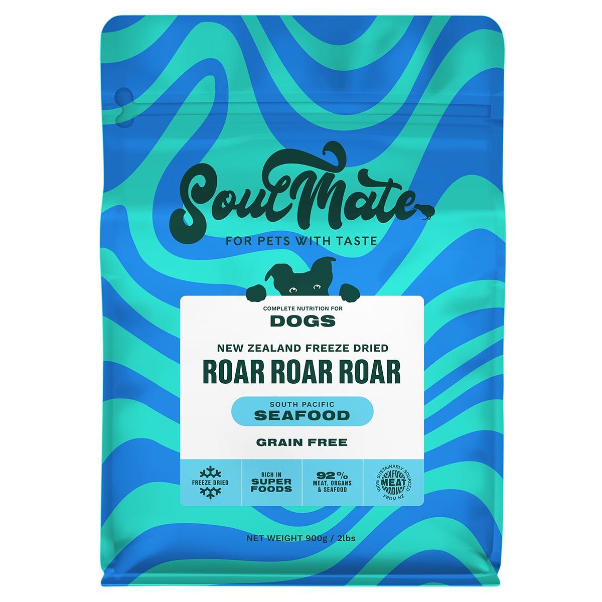 SoulMate Roar Roar Roar South Pacific Seafood Freeze Dried Dog Food