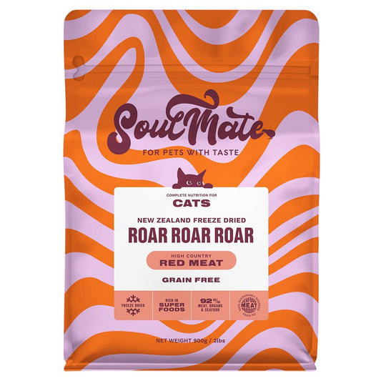 SoulMate Roar Roar Roar Freeze Dried High Country Red Meat Dry Cat Food