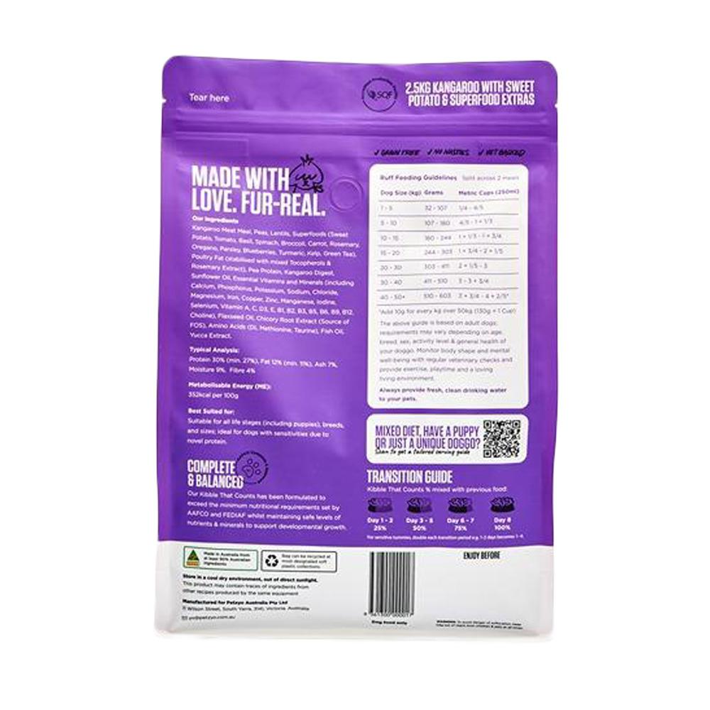 Petzyo Kangaroo & Sweet Potato With Superfood Extras Dry Dog Food