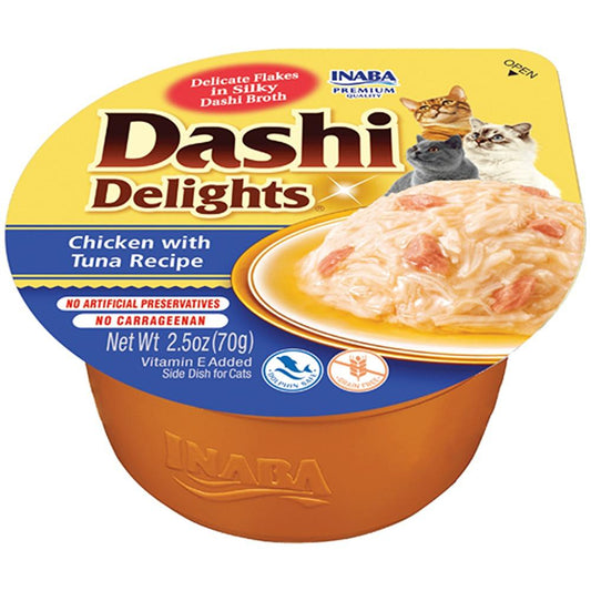 Inaba Cup Dashi Chicken & Tuna Cat Treat 70g