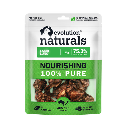 Evolution Naturals Lamb Lung Dog Treats 200G