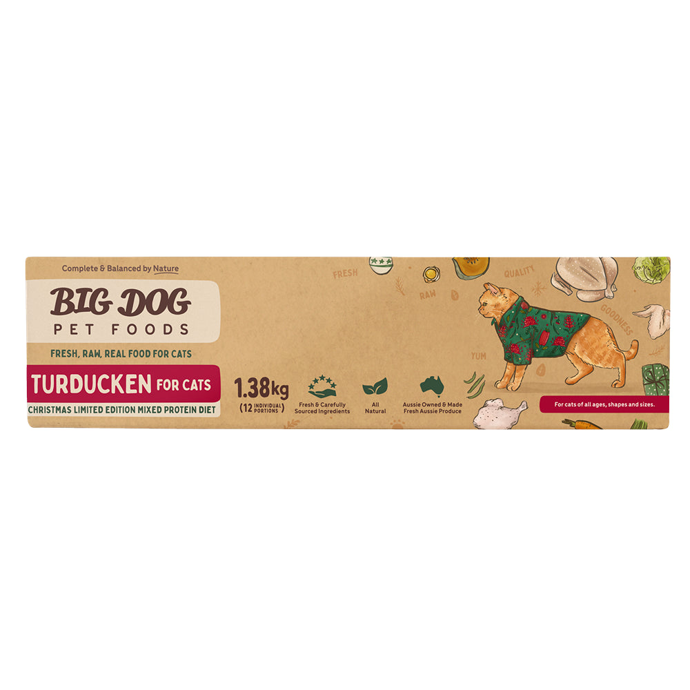 Big Dog Turducken Raw Food for Cats 1.38kg