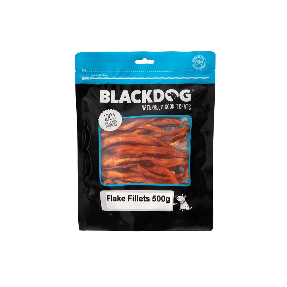 Blackdog Flake Fillets Dog Treats 500g