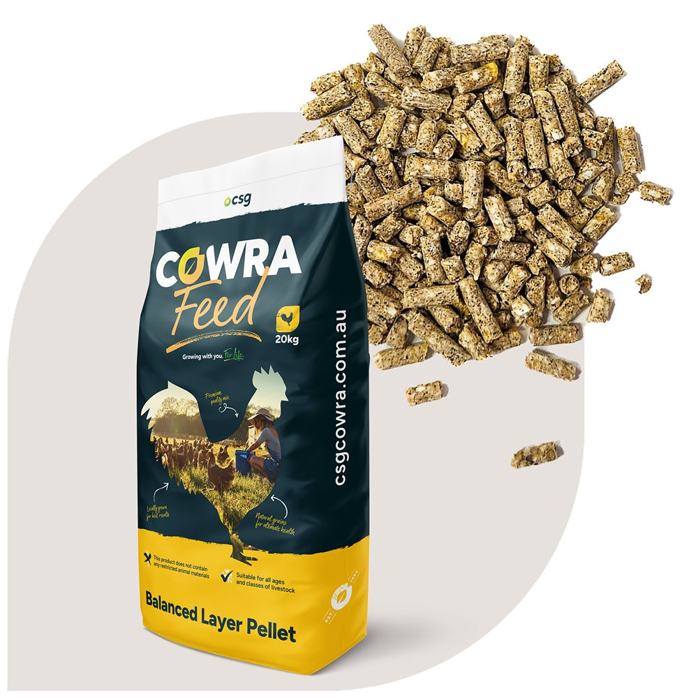 Cowra Feed Poultry Balanced Layer Pellet