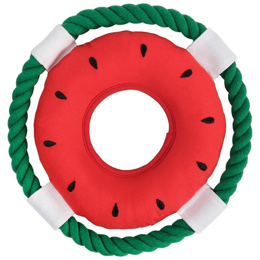 Snack Time Watermelon Flyer Dog Toy